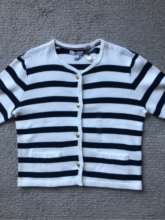 Tommy Hilfiger Cotton Cardigan Sweater.NWOT. - Picture 4 of 4